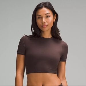 NWT Wundermost Ultra-soft Nulu Crewneck Cropped Tee